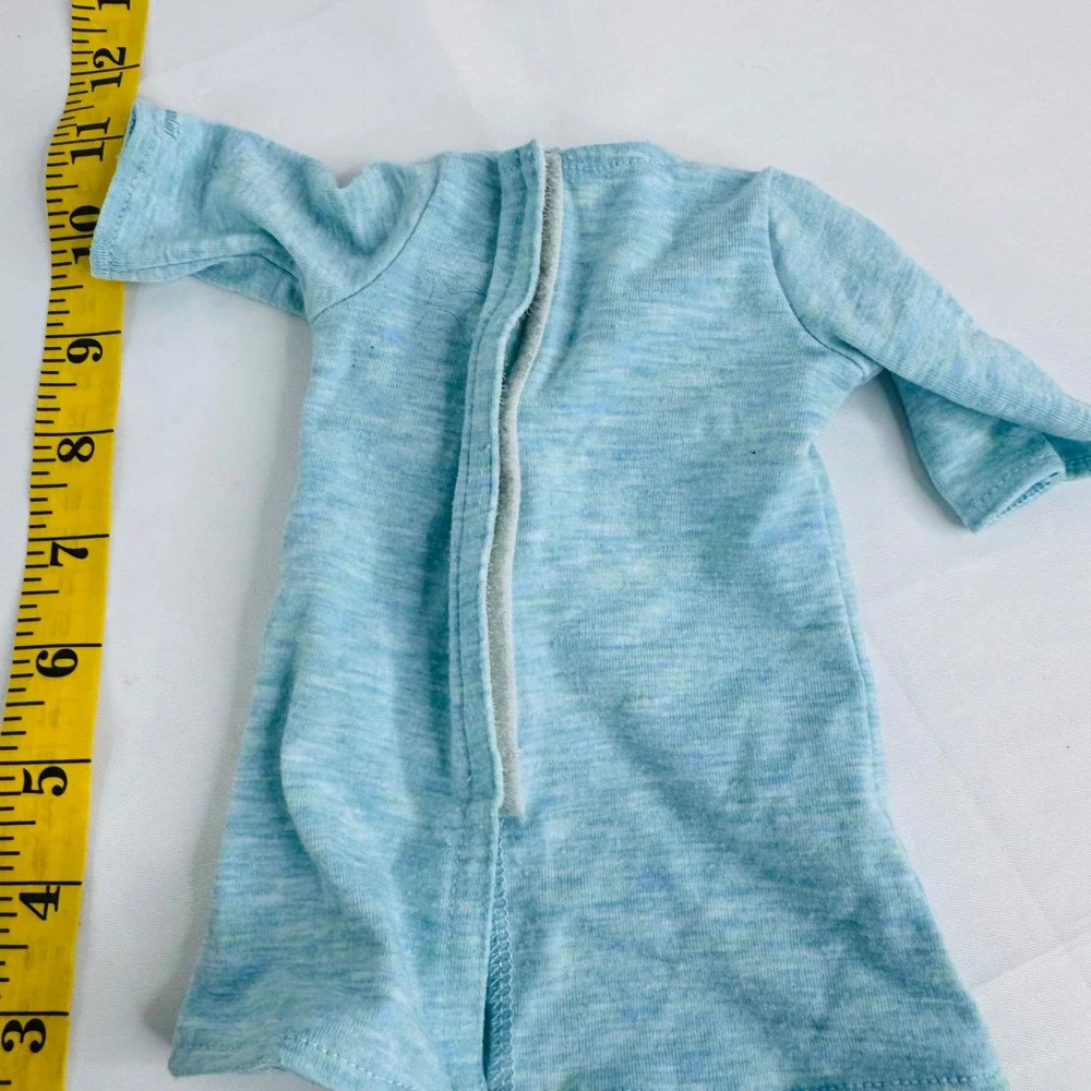 American Girl‎ Doll Pajama Sleep Shirt Light Blue Puppy Honey
